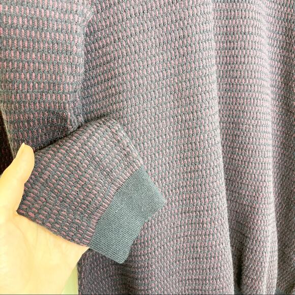 Ted Baker London Merino Wool Blend Sweater Pullover Shawl Collar men's size XL - Picture 2 of 7